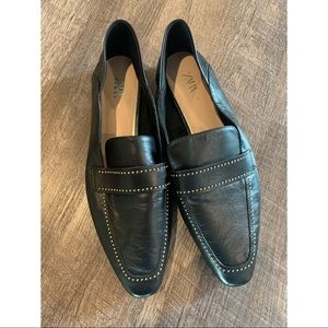 Zara studded loafers, brand new w/o tags, size 40